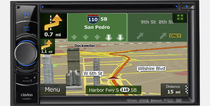 Clarion NX 501 E Navigation