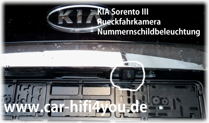 Kamera f�r KIA Sorento 3, KIA Sportage, Hyundai iX 55 ab 2009